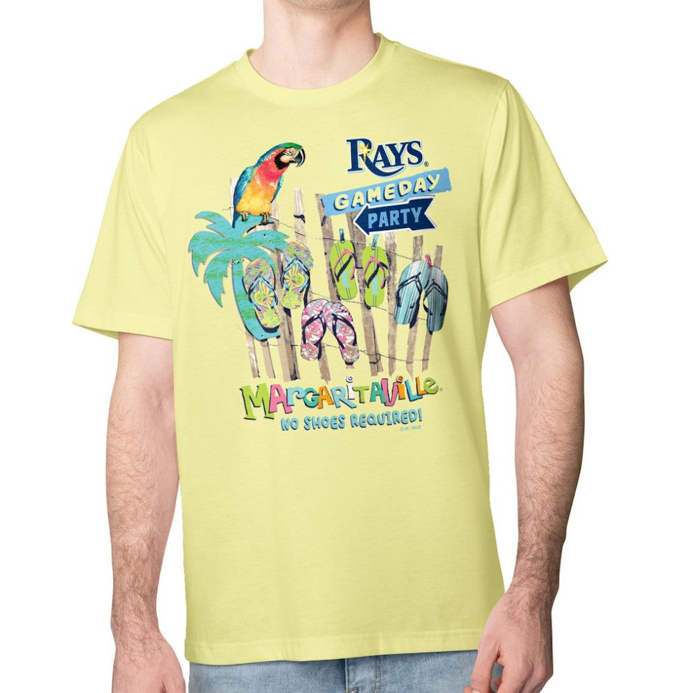 Tampa Bay Rays Margaritaville Gameday Party T-Shirt - Yellow T-shirts
