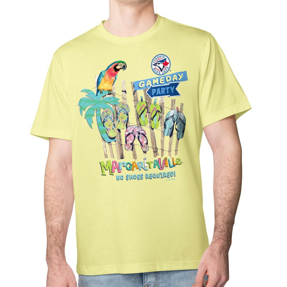 Toronto Blue Jays Margaritaville Gameday Party T-Shirt - Yellow T-shirts