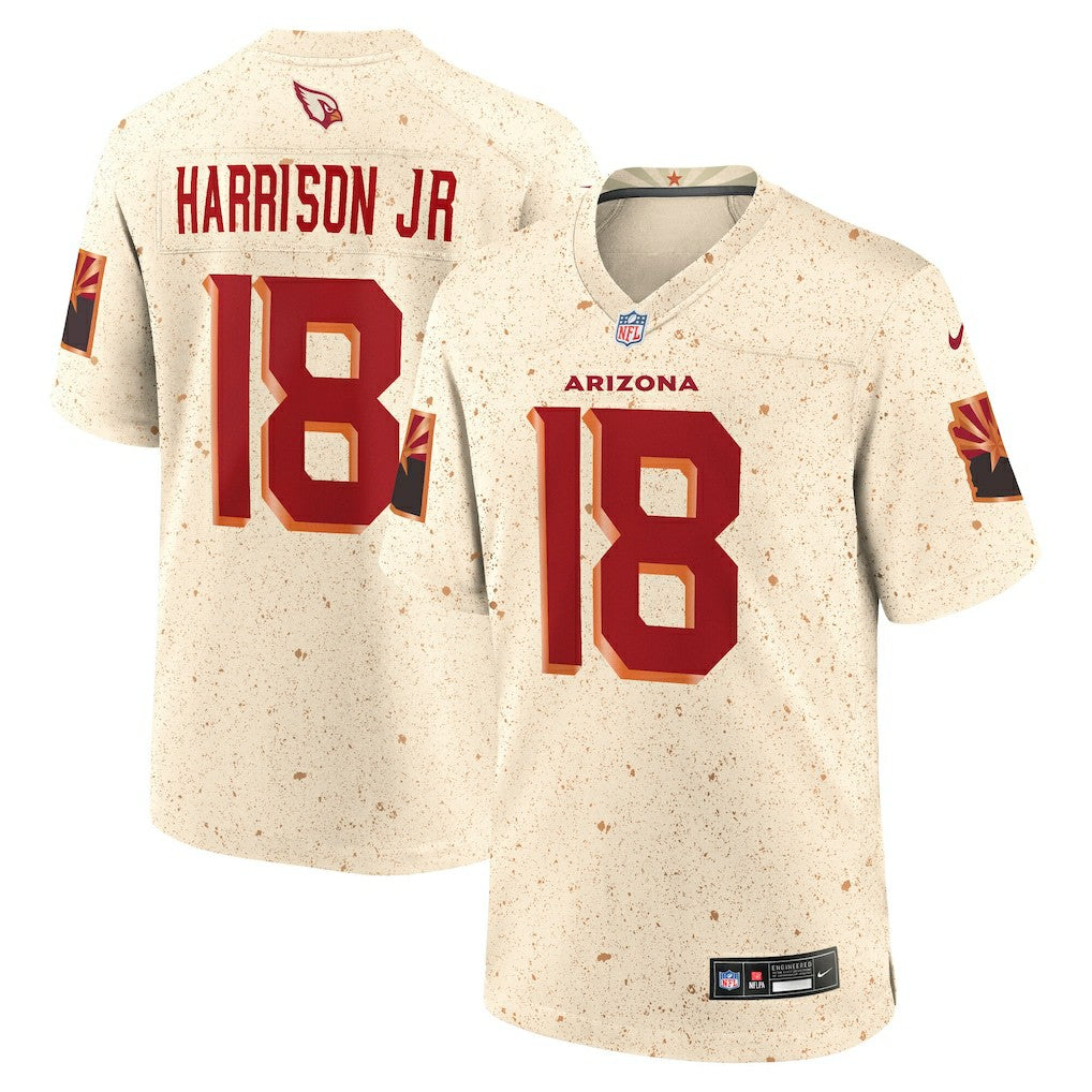 Marvin Harrison Jr. Arizona Cardinals 2025 Rivalries Collection Game Jersey Natural