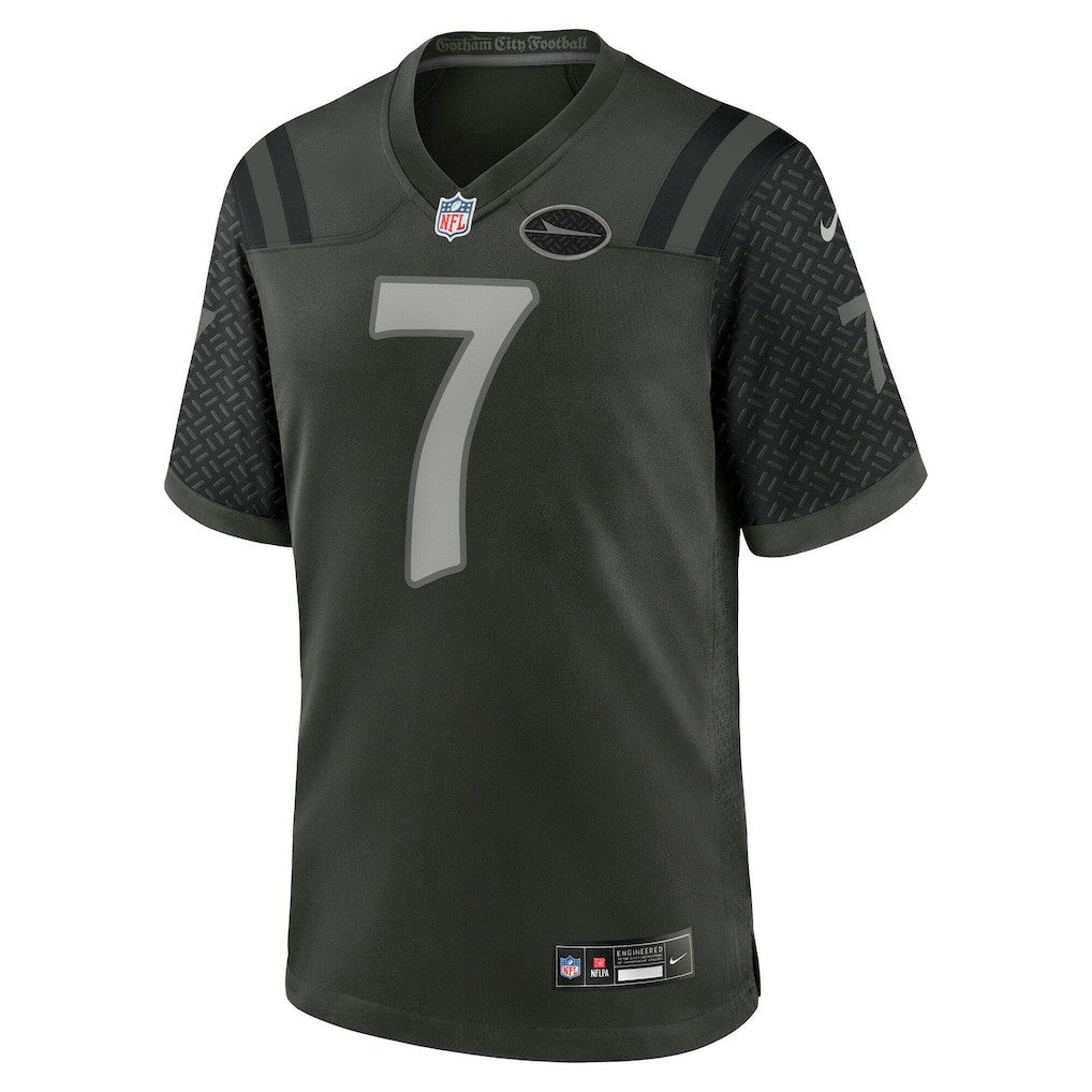 Justin Fields New York Jets 2025 Rivalries Collection Game Jersey Gotham Green