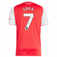 Bukayo Saka Arsenal 2025/26 Home Replica Player Jersey Red shop