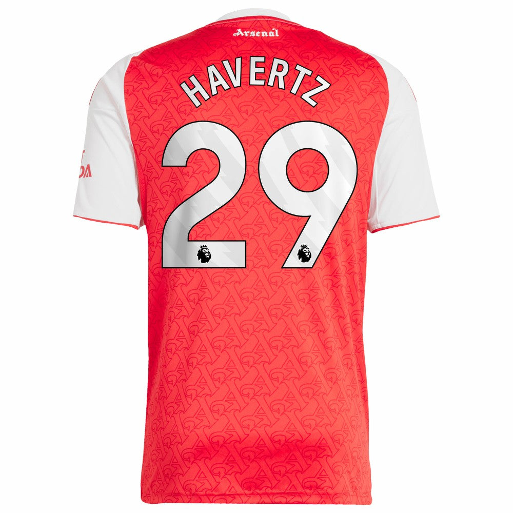 Kai Havertz Arsenal 2025/26 Home Replica Player Jersey Red