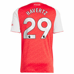 Kai Havertz Arsenal 2025/26 Home Replica Player Jersey Red