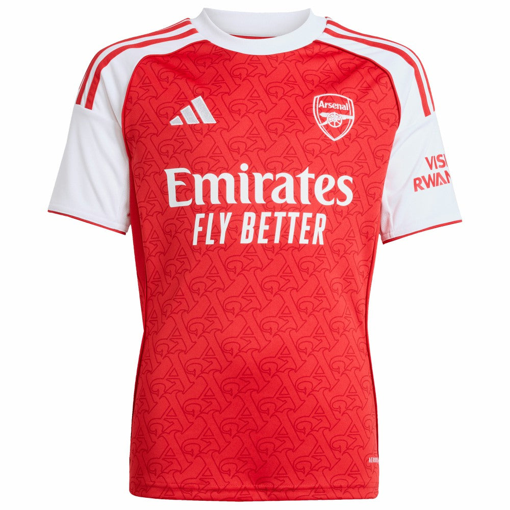 Bukayo Saka Arsenal Youth 2025/26 Home Replica Player Jersey Red