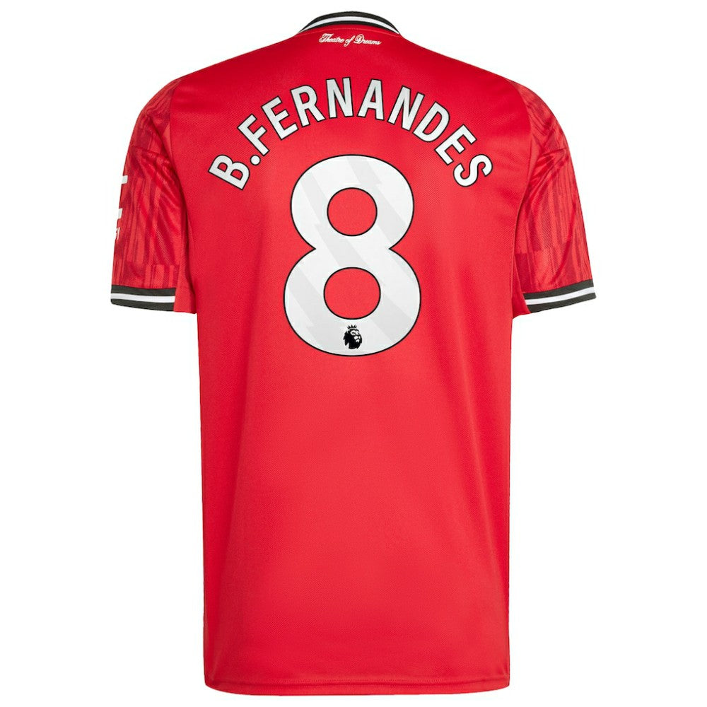 Bruno Fernandes Manchester United Home 2025/26 Replica Player Jersey Red