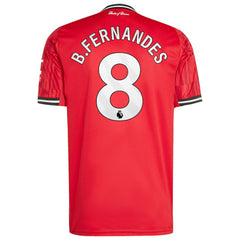 Bruno Fernandes Manchester United Home 2025/26 Replica Player Jersey Red