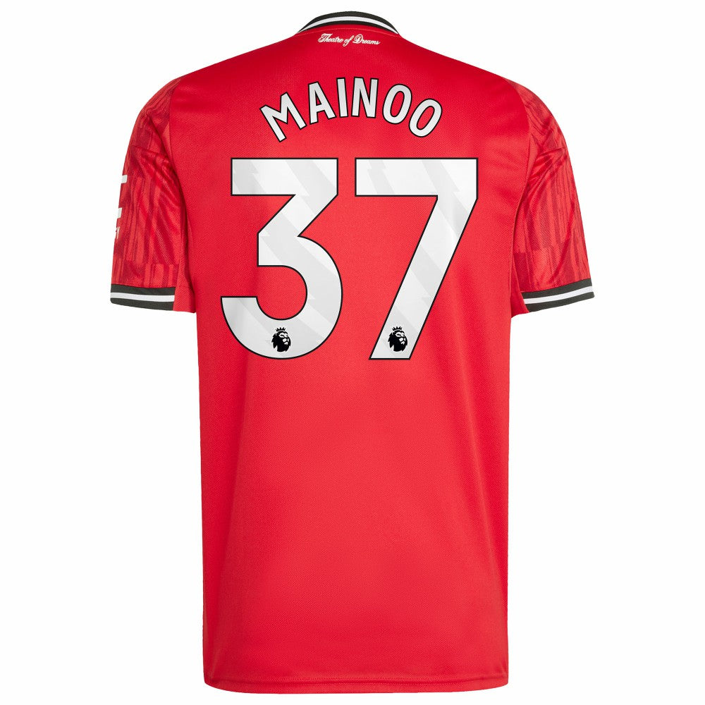 Kobbie Mainoo Manchester United Home 2025/26 Replica Player Jersey Red