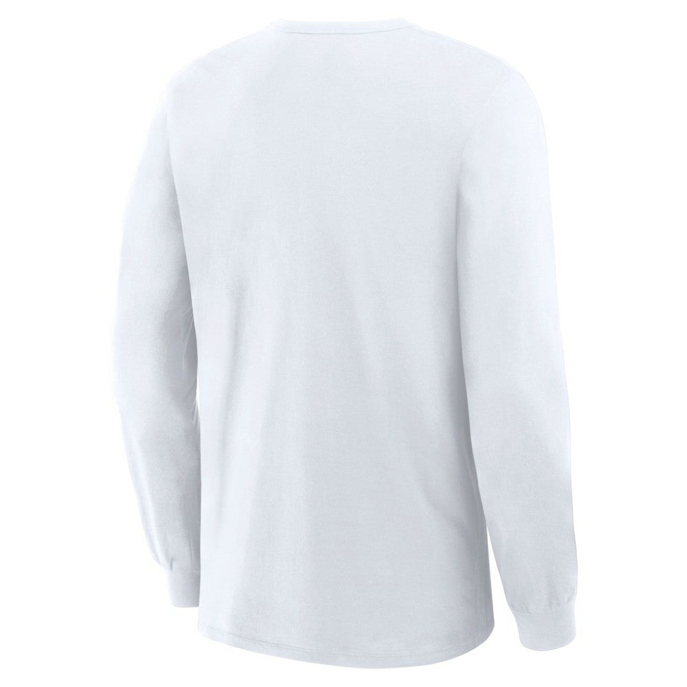 NHL Utah Mammoth Fanatics Wordmark Legacy Long Sleeve T-Shirt - White