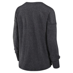 NHL Utah Mammoth Fanatics Women's Primary Logo Legacy Long Sleeve T-Shirt - Heather Charcoal