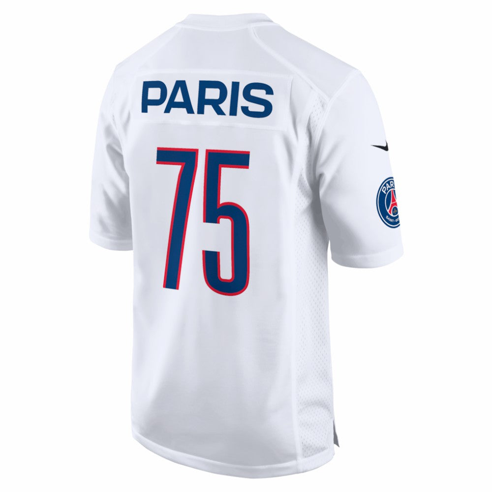 Paris Saint-Germain 2025 Soccer x NFL Game Jersey White