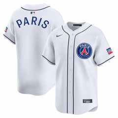 Paris Saint-Germain 2025 Soccer x MLB Limited Jersey White