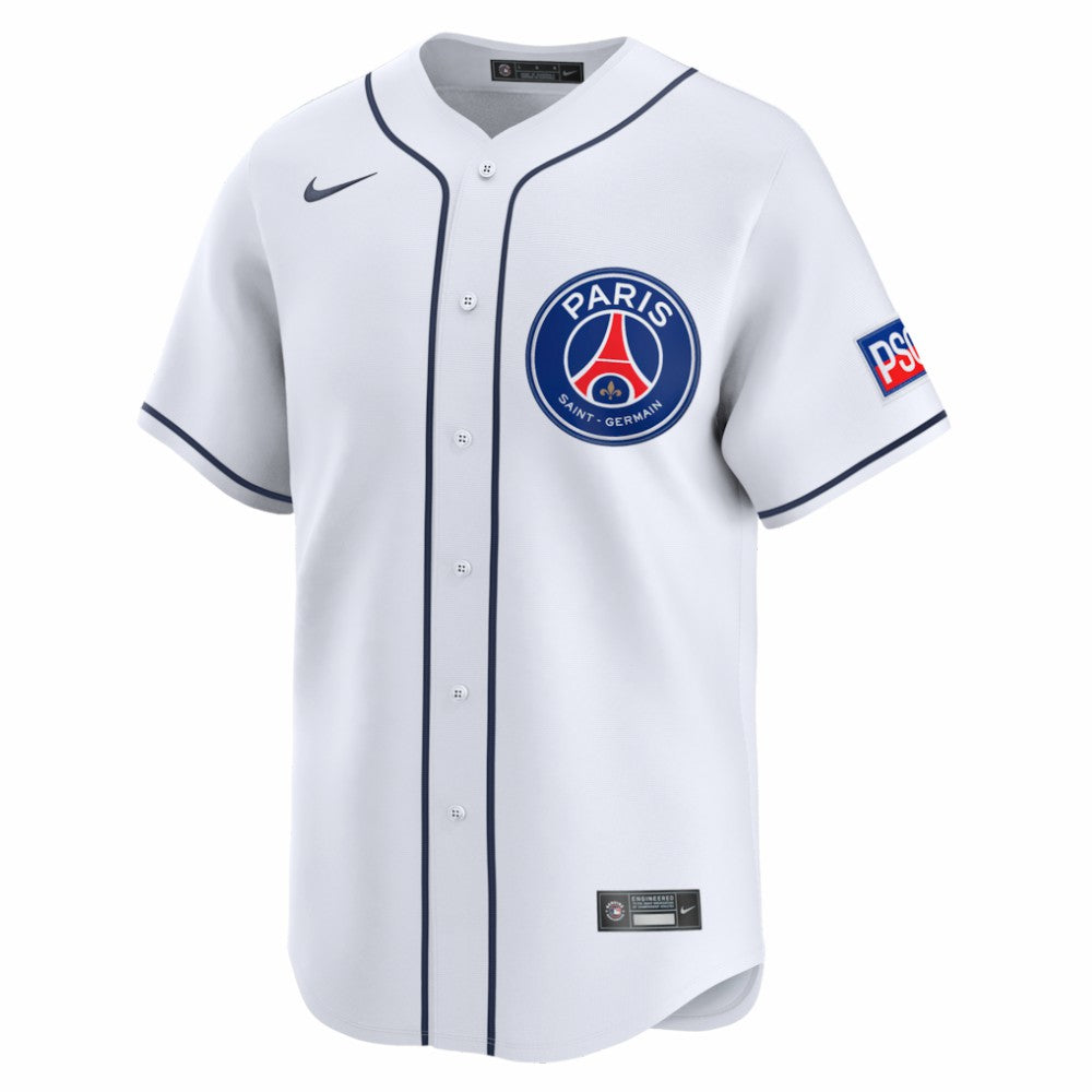 Paris Saint-Germain 2025 Soccer x MLB Limited Jersey White