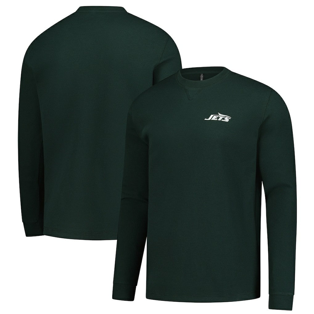 New York Jets Dunbrooke Cavalier Waffle Long Sleeve T-Shirt Green