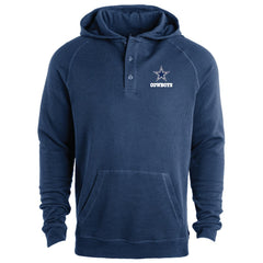 Dallas Cowboys Dunbrooke Montana Raglan Thermal Hoodie Navy