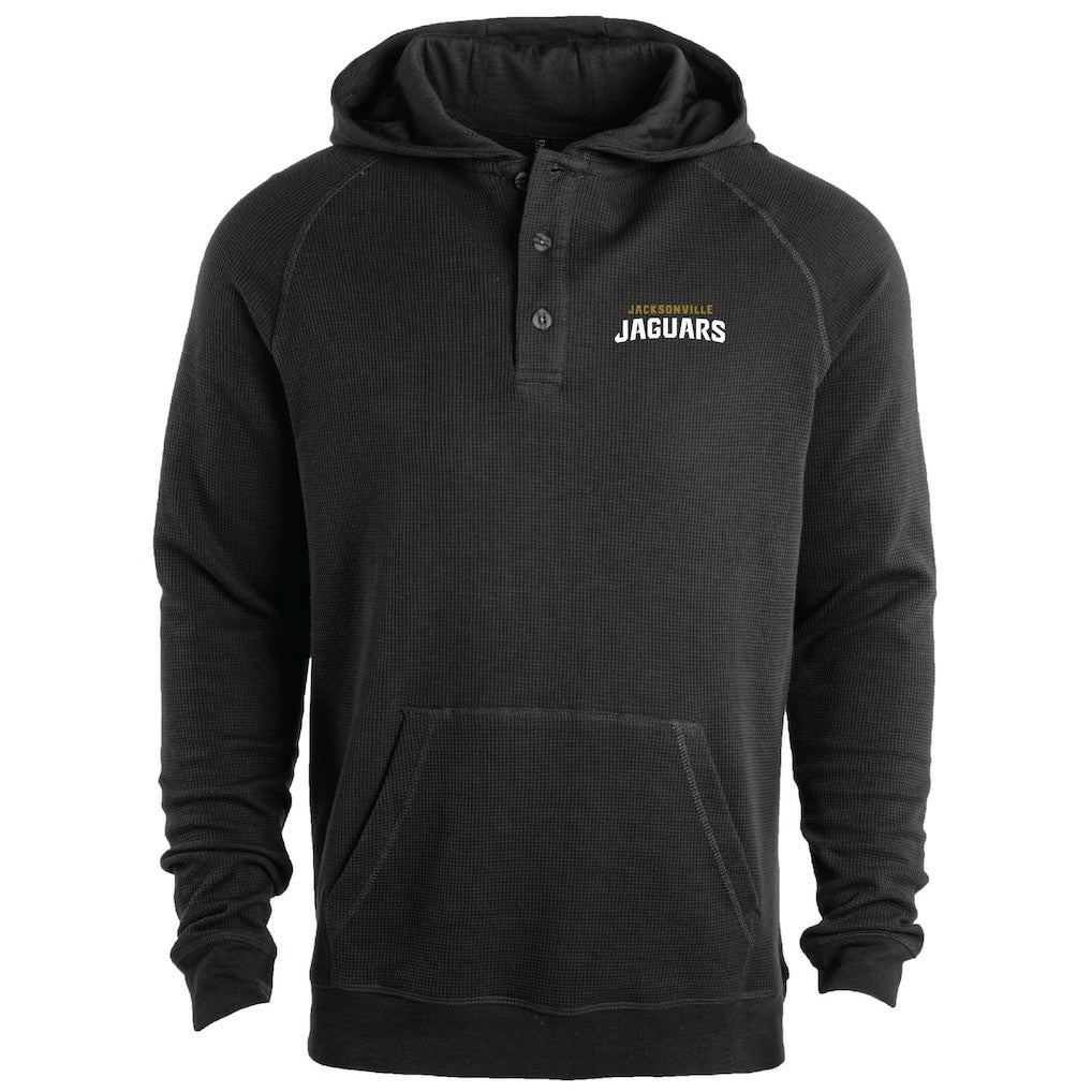 Jacksonville Jaguars Dunbrooke Montana Raglan Thermal Hoodie Black