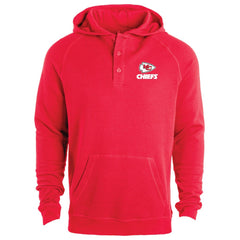 Kansas City Chiefs Dunbrooke Montana Raglan Thermal Hoodie Red