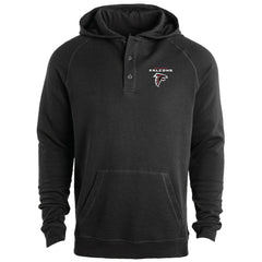 Atlanta Falcons Dunbrooke Montana Raglan Thermal Hoodie Black