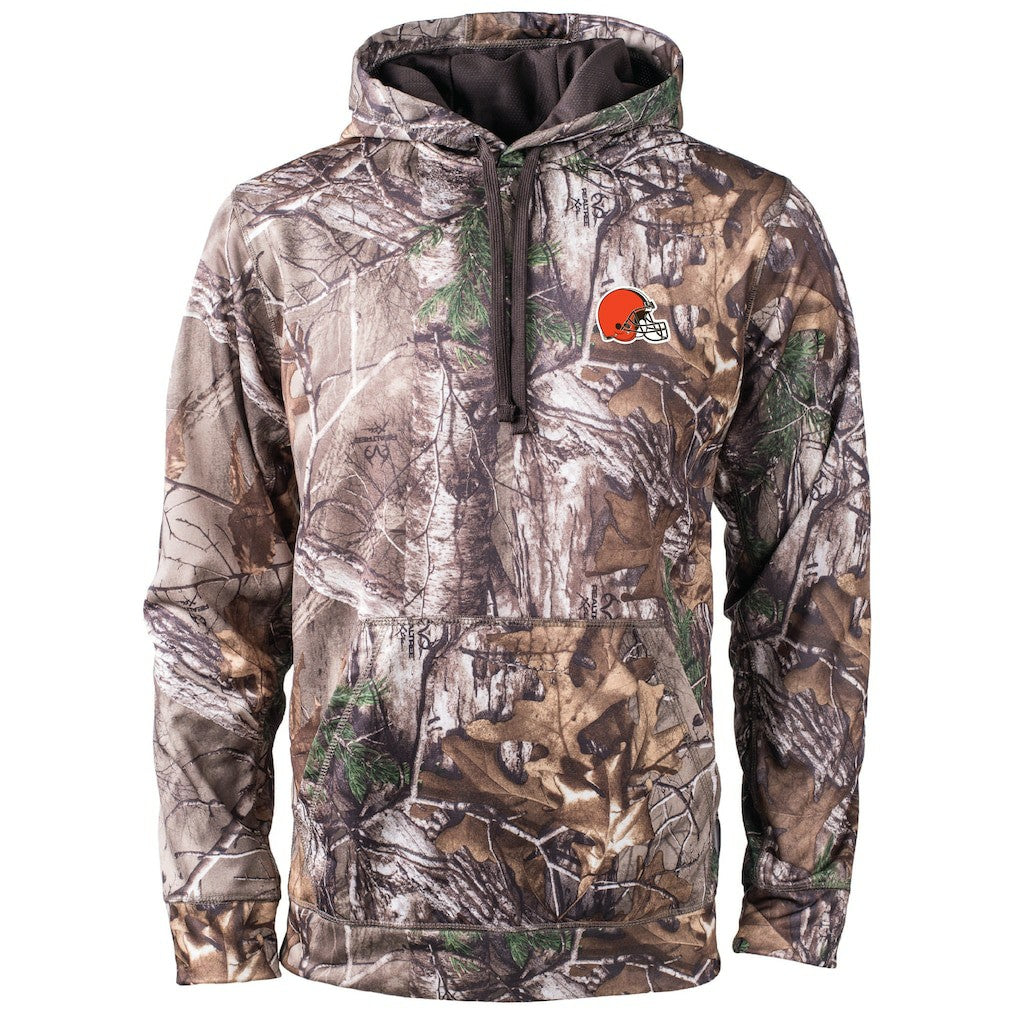 Cleveland Browns Dunbrooke Champion Tech Fleece Hoodie Camo
