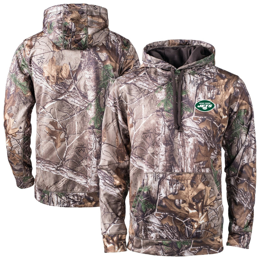 New York Jets Dunbrooke Champion Tech Fleece Hoodie Camo