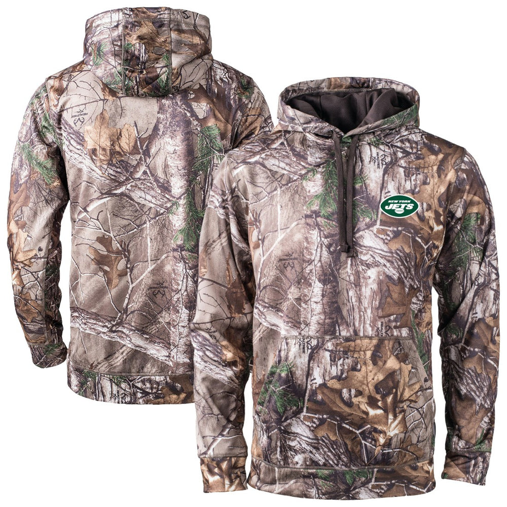 New York Jets Dunbrooke Champion Tech Fleece Hoodie Camo