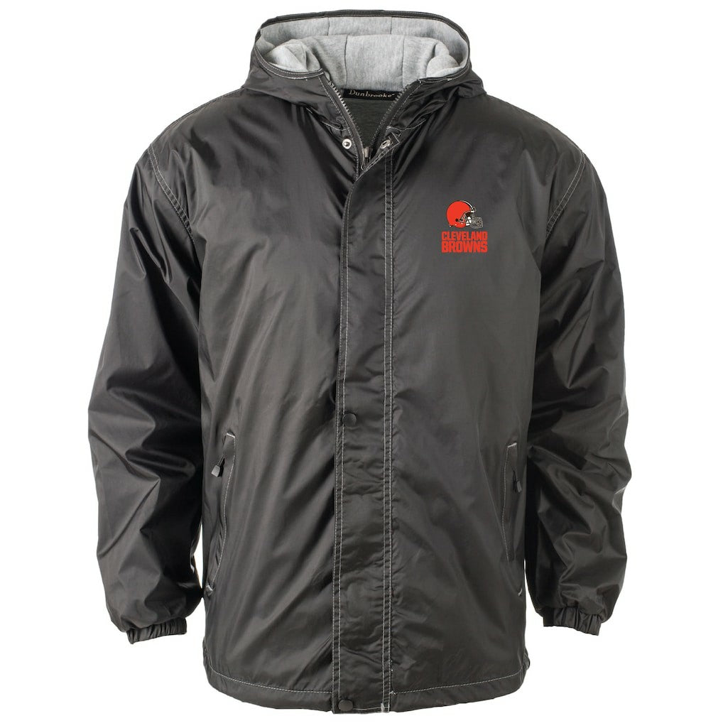 Cleveland Browns Dunbrooke Logo Legacy Stadium Full-Zip Hooded Jacket Black