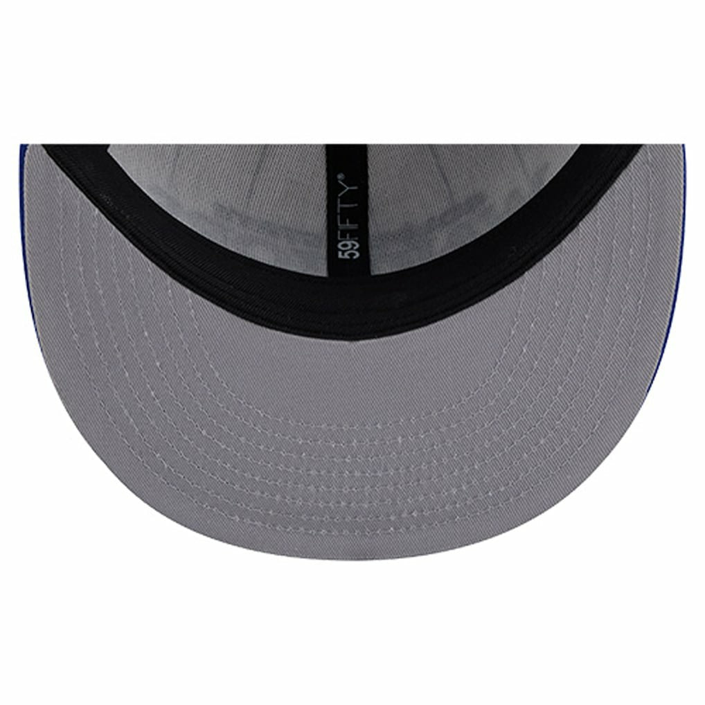 Golden State Warriors Wordmark Pinstripe 59FIFTY Fitted Hat White