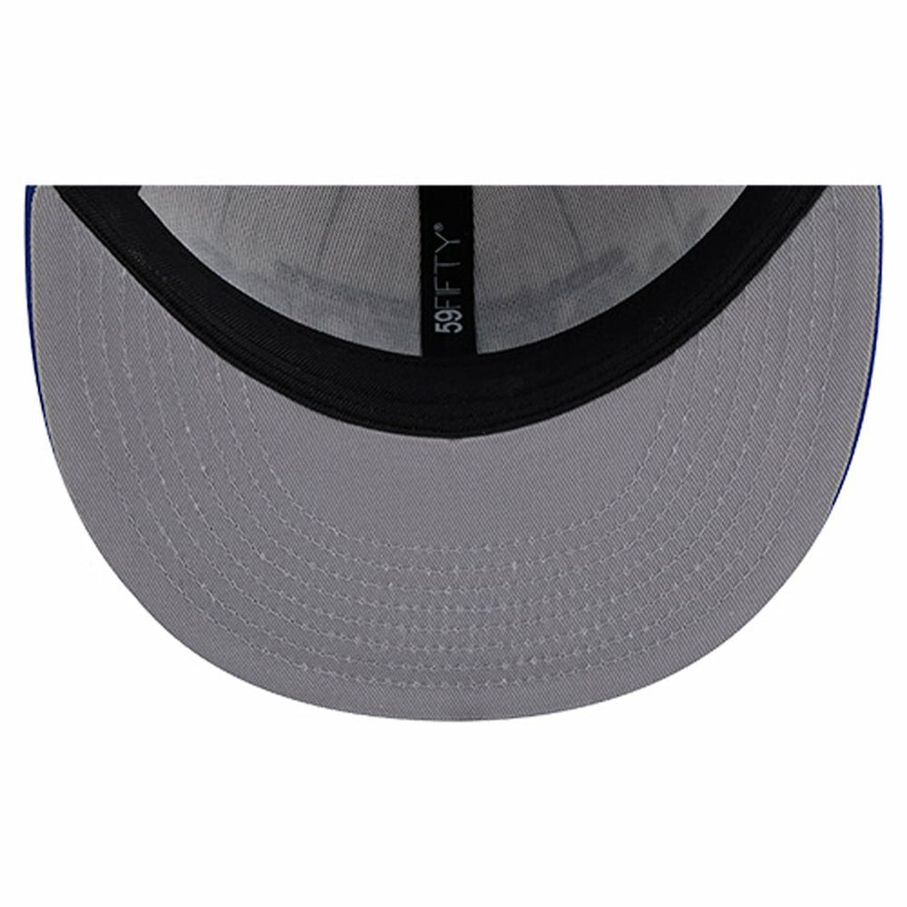 Golden State Warriors Wordmark Pinstripe 59FIFTY Fitted Hat White