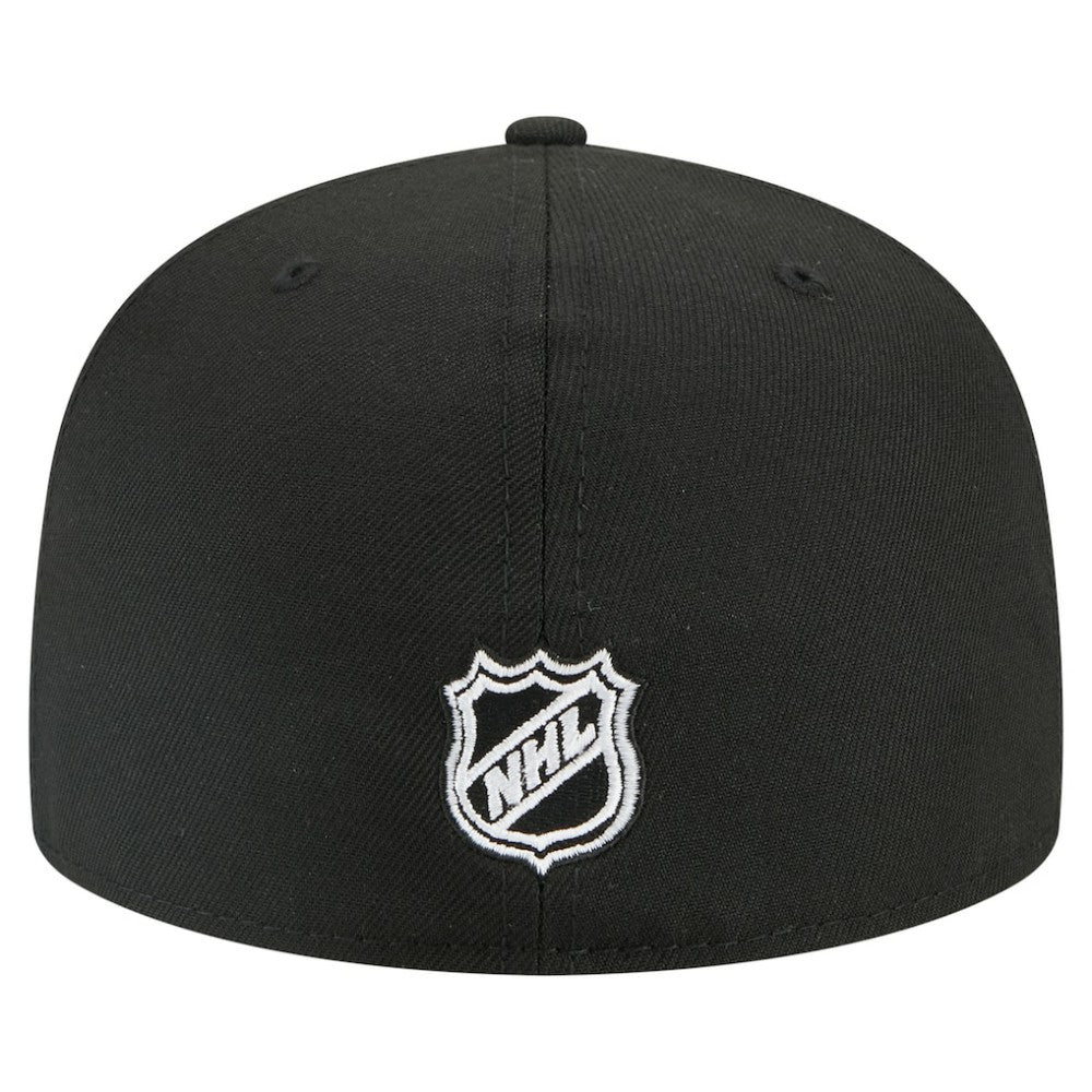 NHL Philadelphia Flyers New Era Faded Lines 59FIFTY Fitted Hat - Black