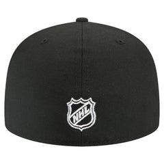 NHL Philadelphia Flyers New Era Faded Lines 59FIFTY Fitted Hat - Black