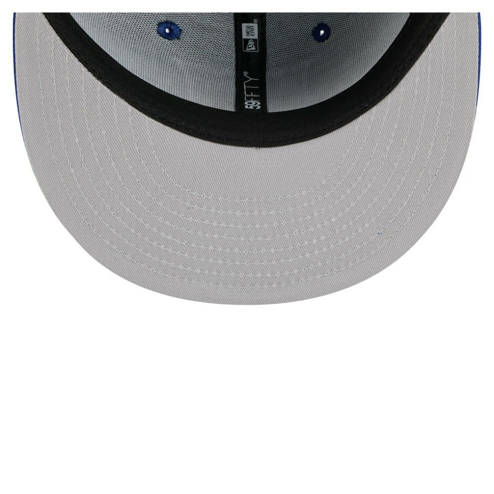 NHL New York Rangers New Era Faded Lines 59FIFTY Fitted Hat - Blue