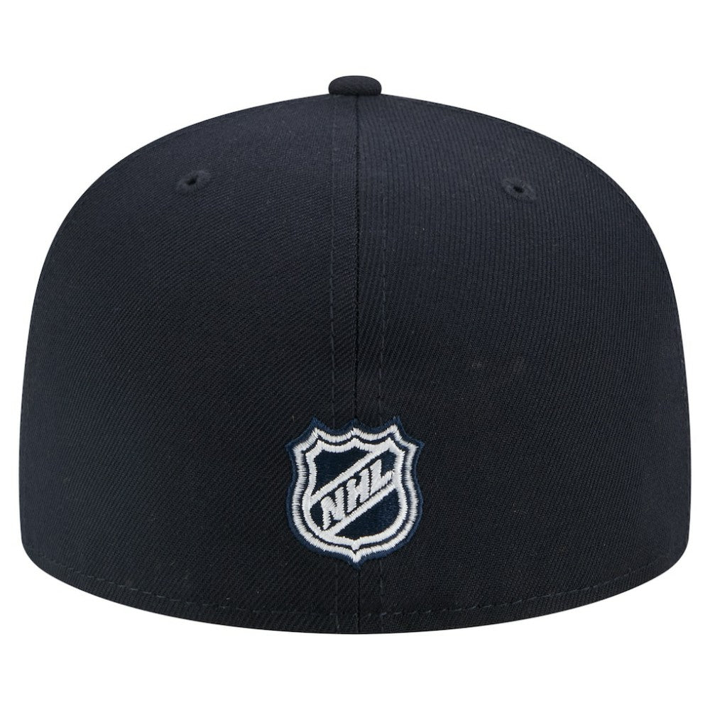 NHL Seattle Kraken New Era Faded Lines 59FIFTY Fitted Hat - Deep Sea Blue