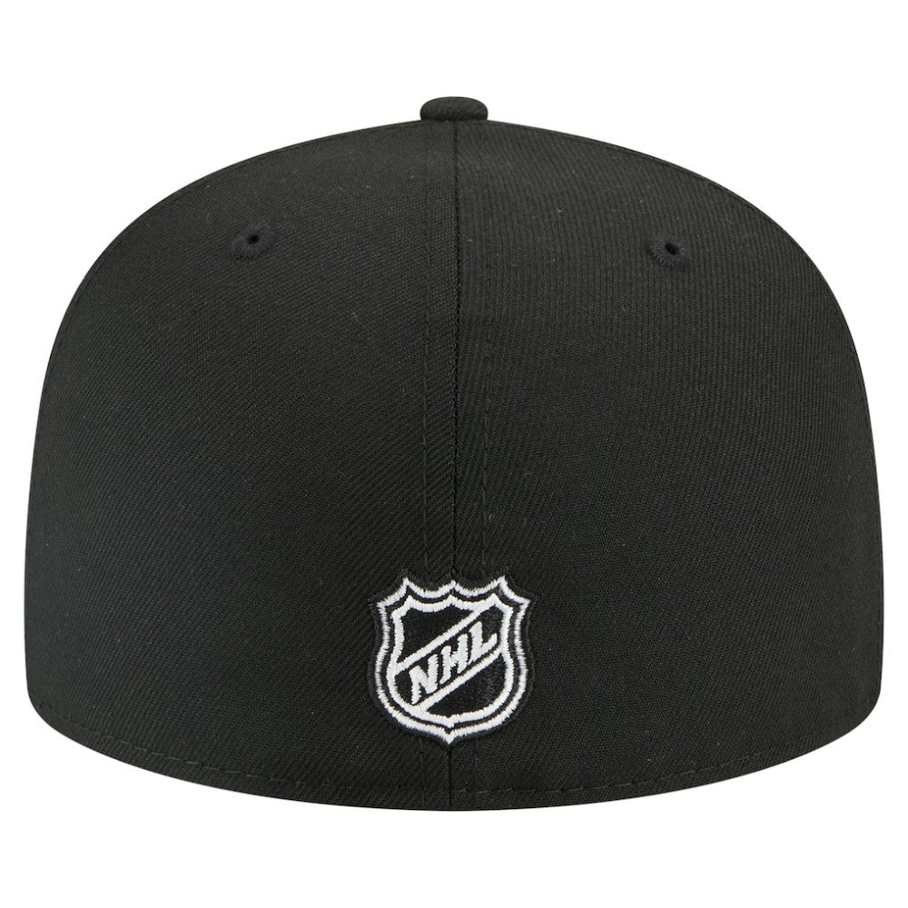 NHL Vegas Golden Knights New Era Faded Lines 59FIFTY Fitted Hat - Black