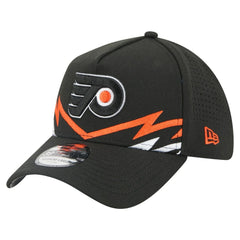 NHL Philadelphia Flyers New Era 39THIRTY A-Frame Perforated Flex Hat - Black