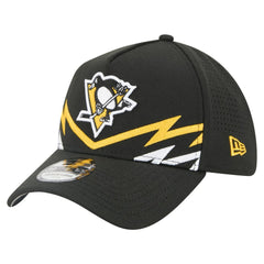 NHL Pittsburgh Penguins New Era 39THIRTY A-Frame Perforated Flex Hat - Black