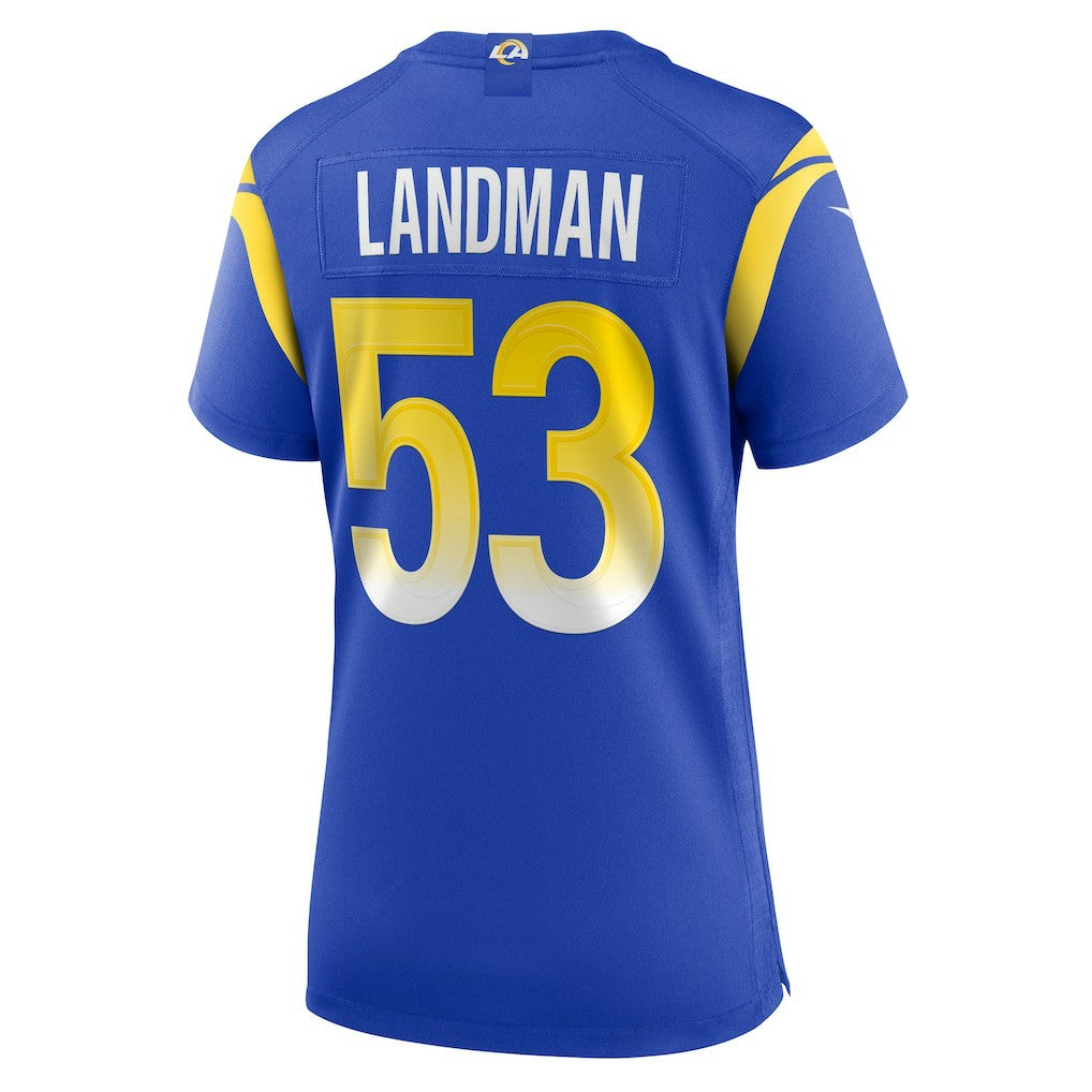 Nate Landman Los Angeles Rams Women's Team Game Jersey Royal