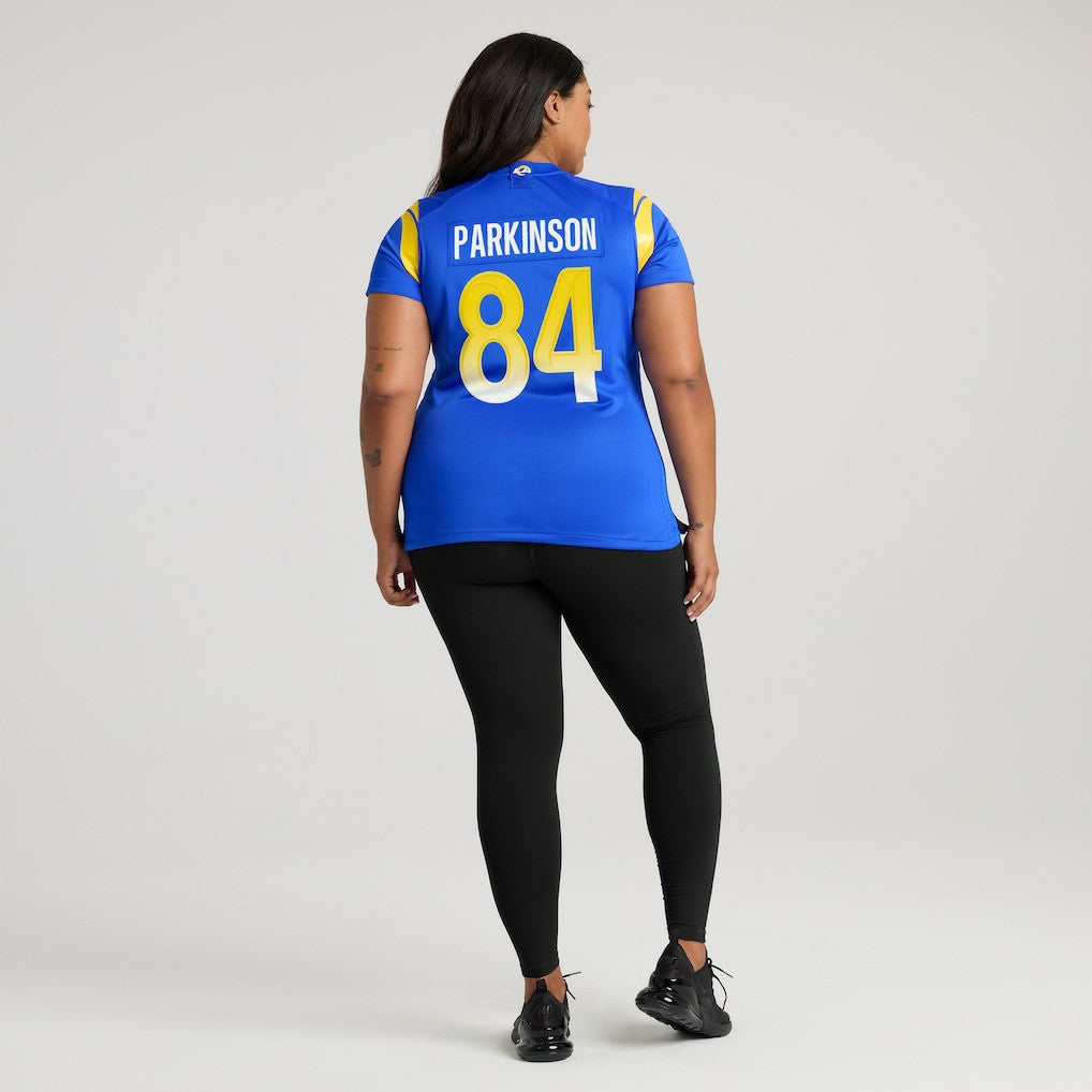 Colby Parkinson Los Angeles Rams Women's Team Game Jersey Royal