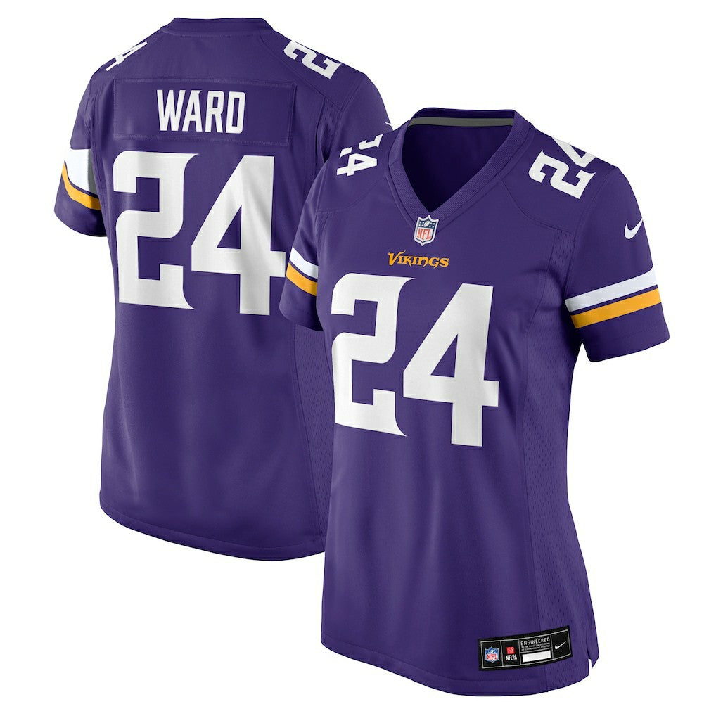 NFL Jay Ward Minnesota Vikings Women's Team Game Jersey - Purple