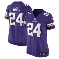 NFL Jay Ward Minnesota Vikings Women's Team Game Jersey - Purple