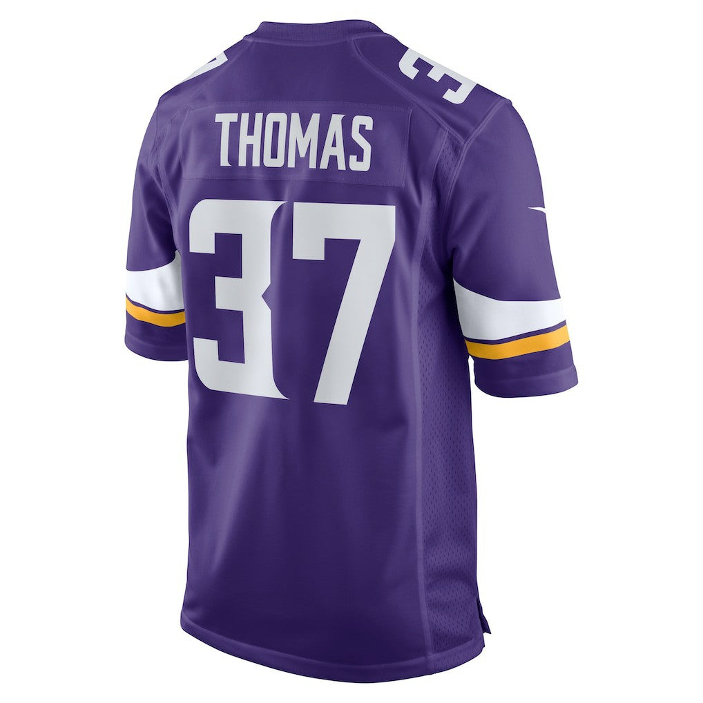NFL Tavierre Thomas Minnesota Vikings Team Game Jersey - Purple