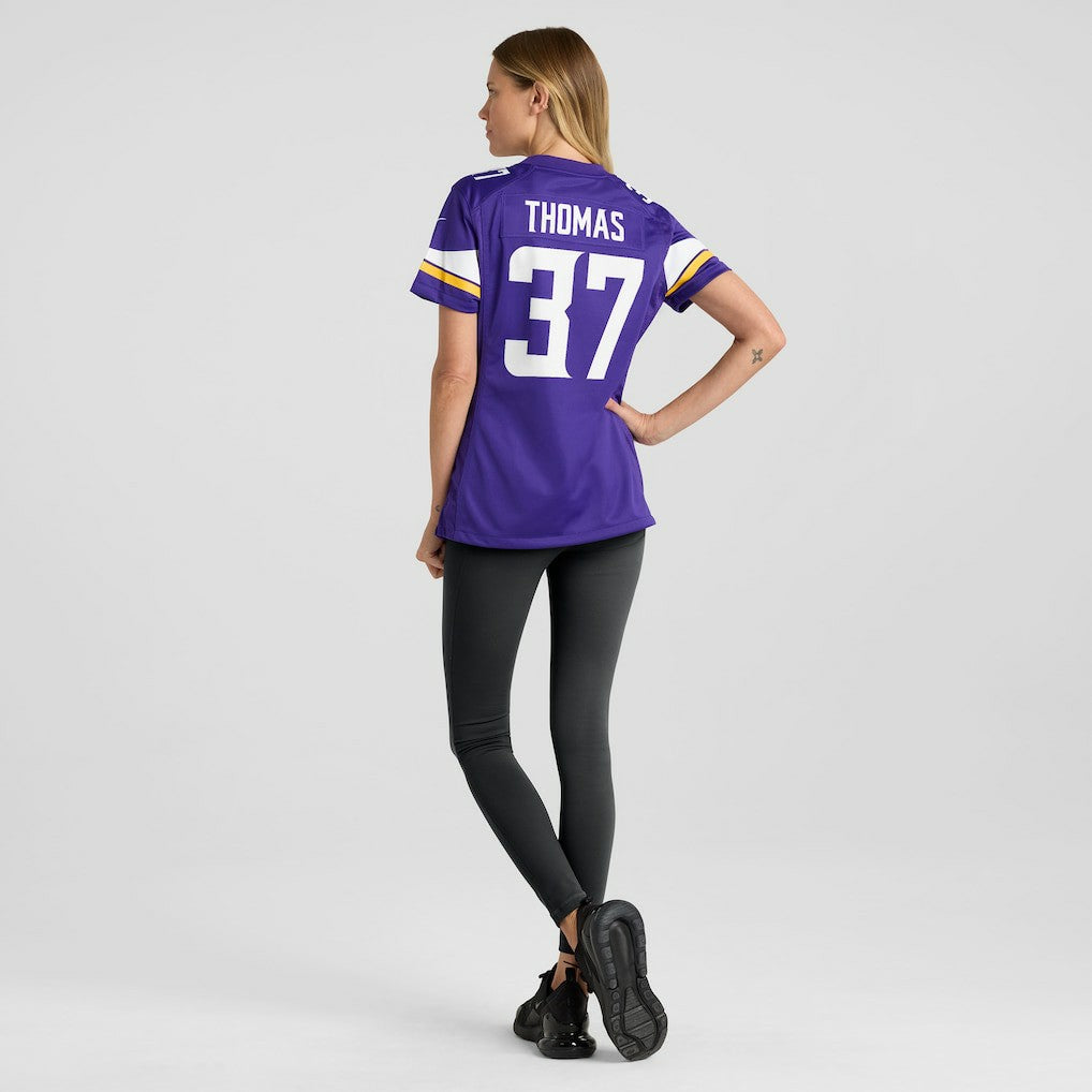 NFL Tavierre Thomas Minnesota Vikings Women's Team Game Jersey - Purple