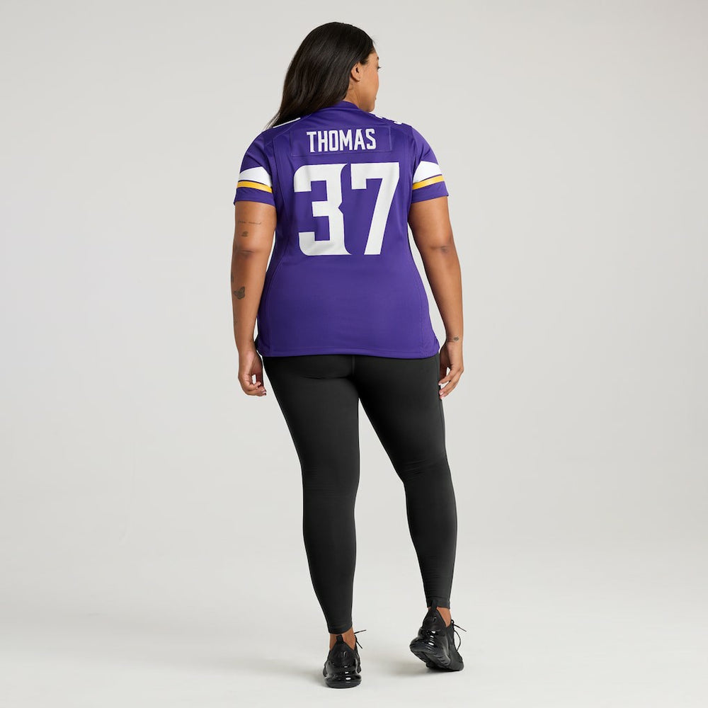 NFL Tavierre Thomas Minnesota Vikings Women's Team Game Jersey - Purple