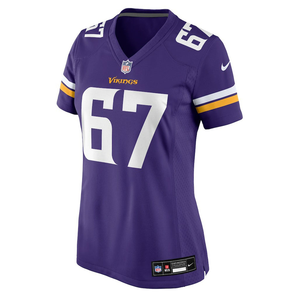 NFL Justin Skule Minnesota Vikings Women's Team Game Jersey - Purple