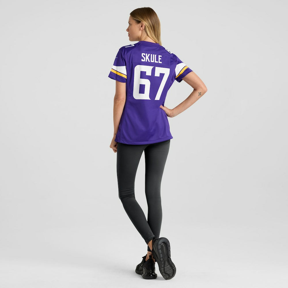 NFL Justin Skule Minnesota Vikings Women's Team Game Jersey - Purple