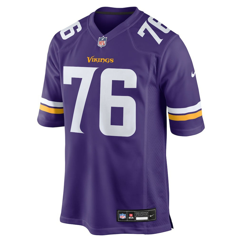 NFL Will Fries Minnesota Vikings Team Game Jersey - Purple