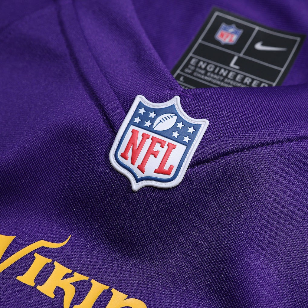 NFL Will Fries Minnesota Vikings Team Game Jersey - Purple