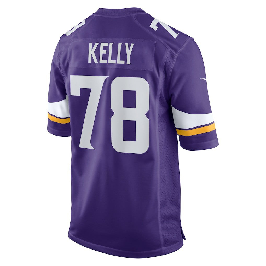 NFL Ryan Kelly Minnesota Vikings Team Game Jersey - Purple