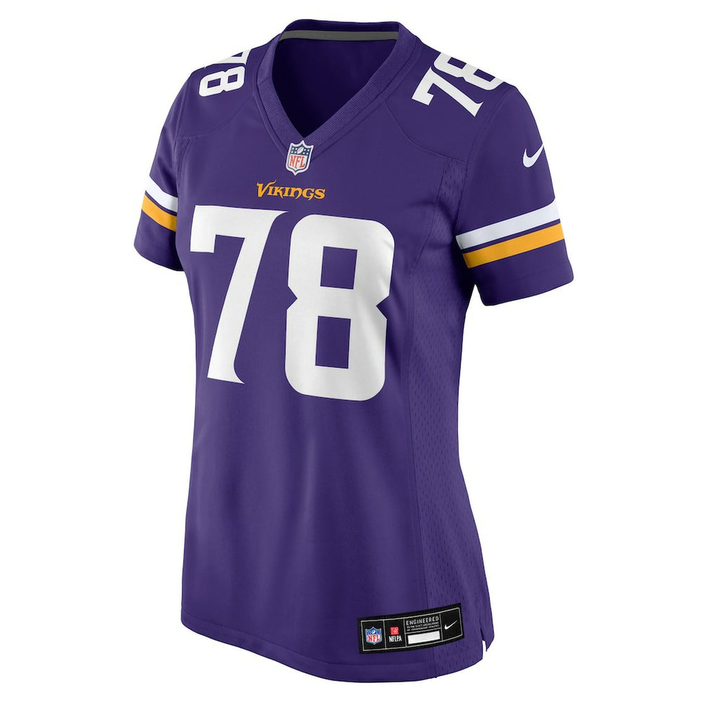 NFL Ryan Kelly Minnesota Vikings Women's Team Game Jersey - Purple