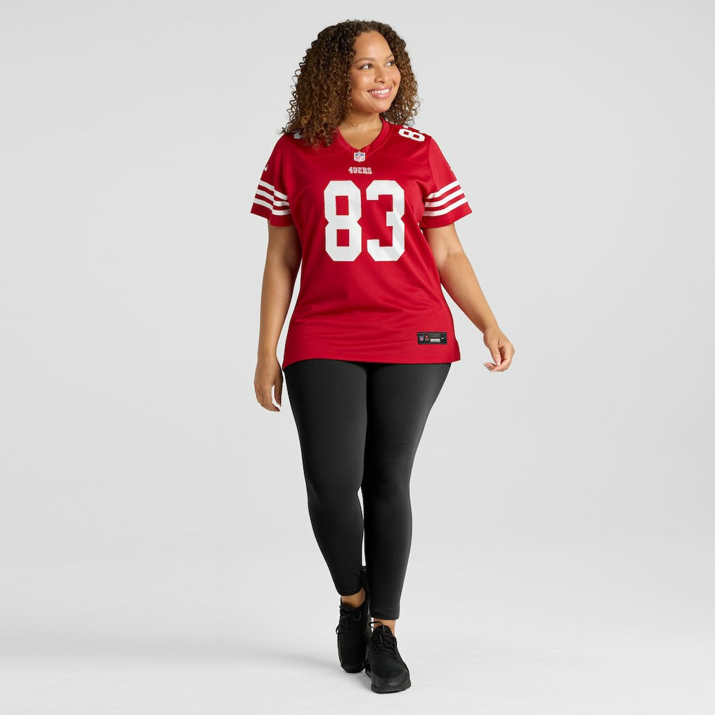Terique Owens San Francisco 49ers Women's Team Game Jersey Scarlet
