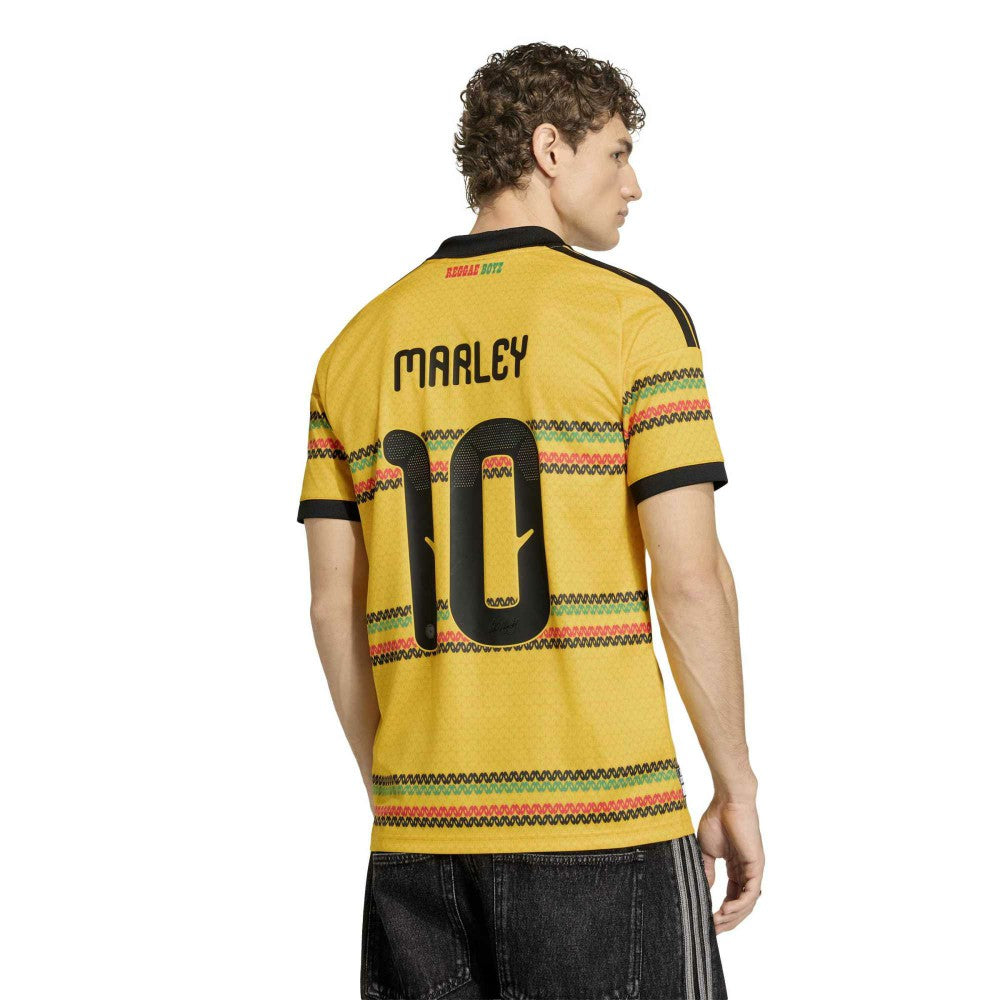 Bob Marley Jamaica National Team 2026 Home Replica Jersey Yellow