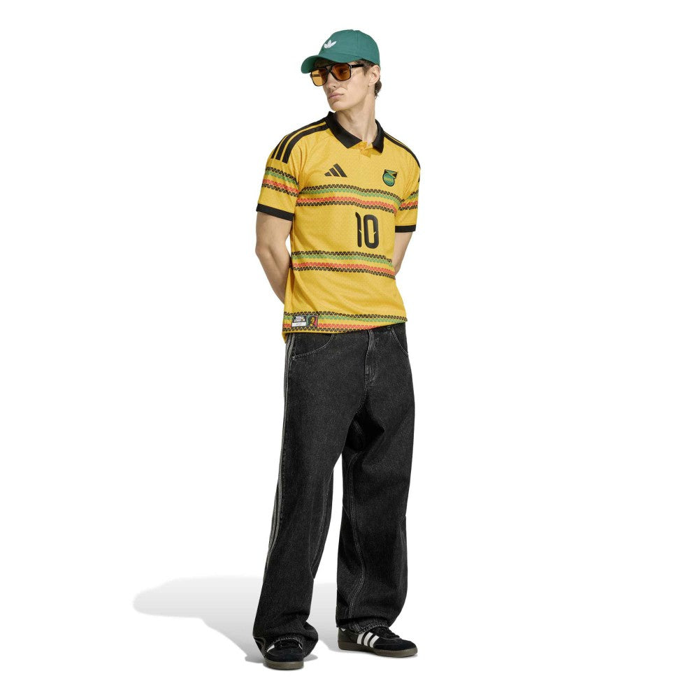 Bob Marley Jamaica National Team 2026 Home Replica Jersey Yellow